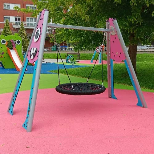 Balançoire Nid d'oiseau pour aires de jeux sur le thème des monstres